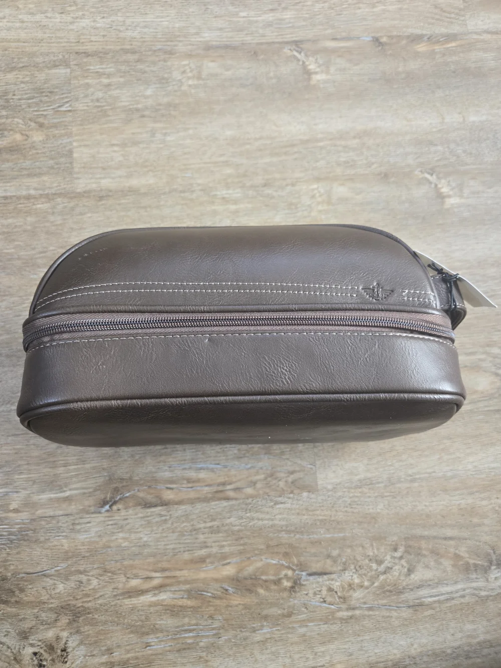 Dockers Brown Men's Travel Dopp Kit Toiletry Bag